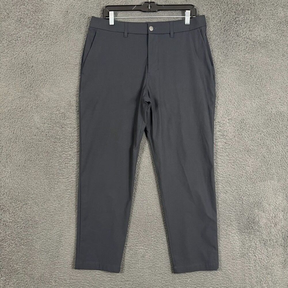 Lululemon Pants Mens 34x28 Gray ABC Classic Fit Stretch Chino Warpstreme Casual